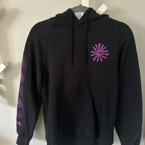 North Face Hoodie with Purple Graphic